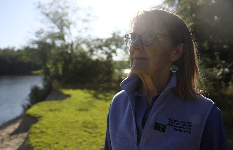 Jane Difley stands outside