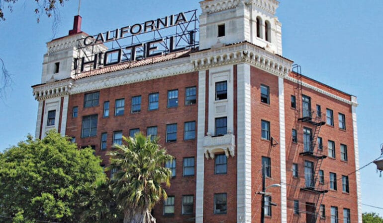 This image shows the California Hotel.