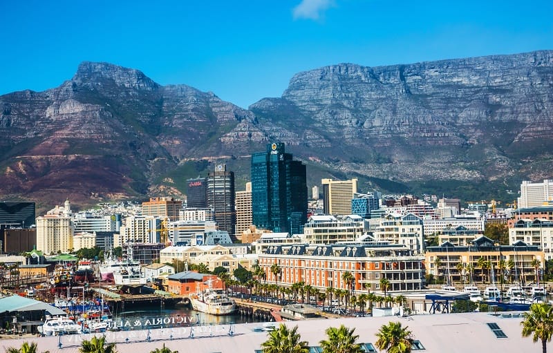 This image shows the city of Cape Town
