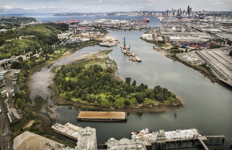 Aerial view of the Duwamish Valley