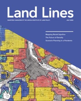 Cover of the July 2020 issue of Land Lines