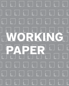 Working Paper Cover