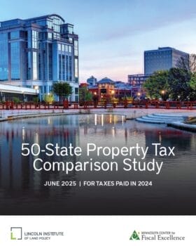 Cover image for the 50 Stat Property Tax Report for Taxes Paid in 2024.