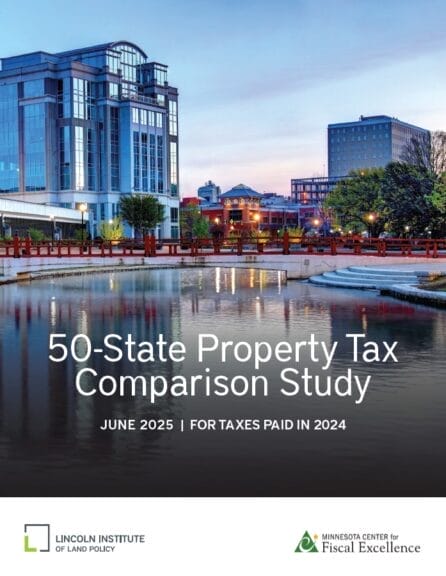 Cover image for the 50 Stat Property Tax Report for Taxes Paid in 2024.