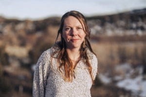 La artista Jocelyn Catterson.