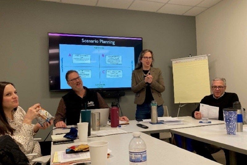 Scenario planning workshop, Lakewood, Ohio